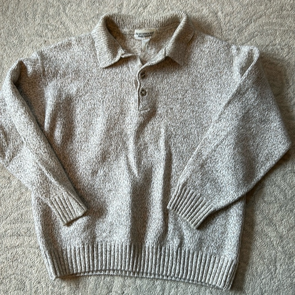 80s Vintage NorthWoods Ragg Sweater Size Large